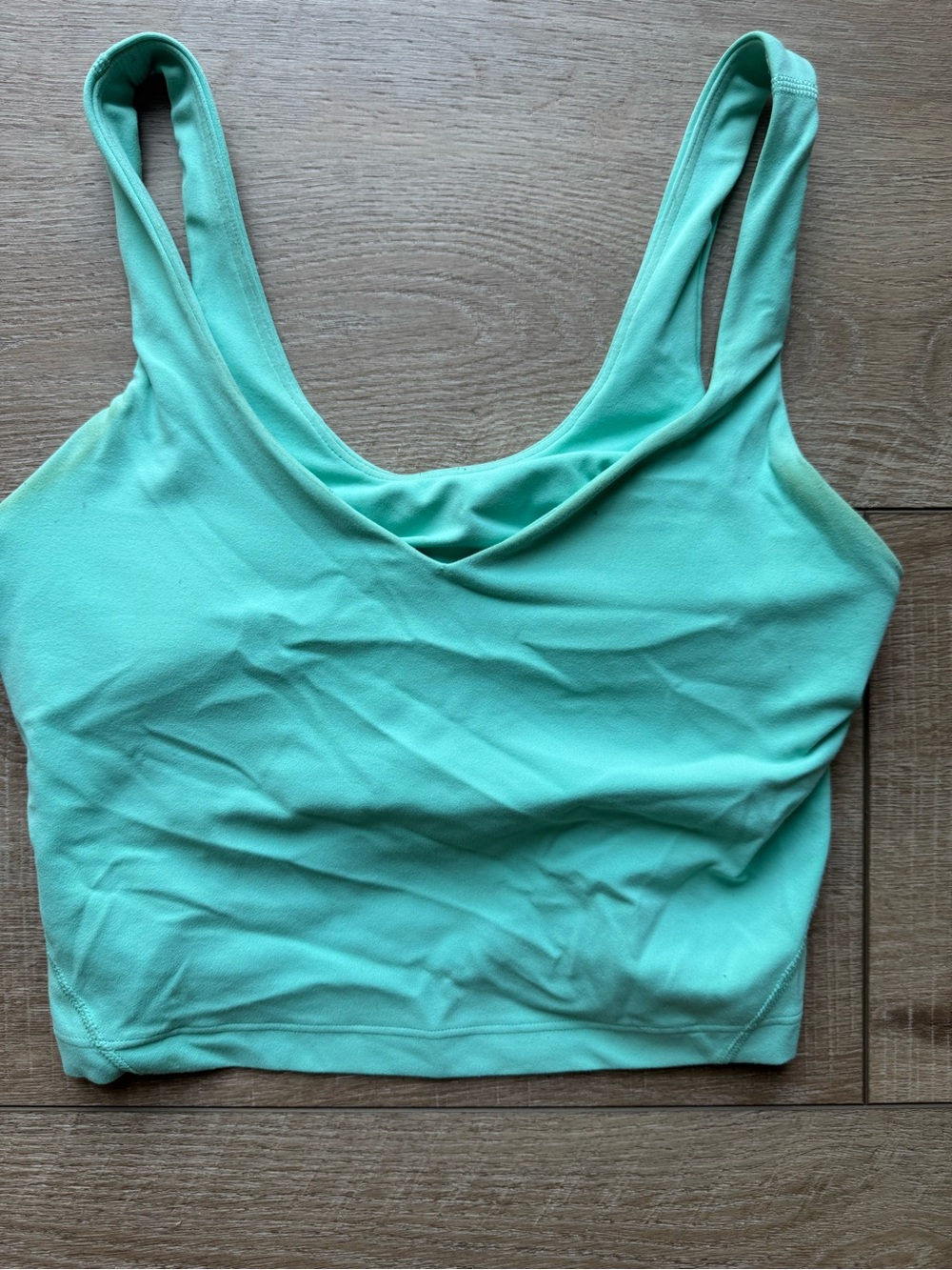 lululemon athletica Mint Green Scoop Crop Top